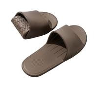 Dh2yjnbf3 Chaussons de douche pliables, chaussons de voyage portables, claquettes d'été légères et antidérapantes, for la maison, la salle de bain, la piscine et la plage(Bruin,Alpha Large)