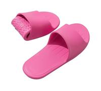 Dh2yjnbf3 Chaussons de douche pliables, chaussons de voyage portables, claquettes d'été légères et antidérapantes, for la maison, la salle de bain, la piscine et la plage(Rose,M【39-41】)