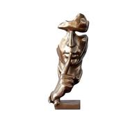 Dh2yjnbf3 Décorations Ornement Bureau Sculpture de Visage Humain Simple scandinave, Ornements créatifs for Salon, Meuble TV, mobilier Bureau