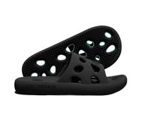 Dh2yjnbf3 Fashion Unisex Shower Shoes Soft Lightweight Bath Slippers with Drainage Holes Quick Dry Non Slip Indoor Outdoor Use(Noir,Alpha XXX-Large)