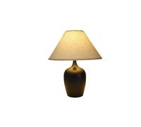 Dh2yjnbf3 Lampe de Bureau Retro Fabric Lampshade Bedroom Bedside Table Lamp Decoration Study Lampe de Table