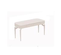 Dh2yjnbf3 Polyvalent Bureau à Vent crème de Luxe Moderne Minimaliste en Ardoise for la Maison, Le Bureau, l'étude, Chambre Coucher, Table for PC Facile à Installer(100x50x75cm)