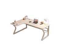 Dh2yjnbf3 Polyvalent Bureau d'angle for étudiant, Table d'étude à Domicile, Bureau Simple et Moderne, Chambre Coucher, for Ordinateur de Facile à Installer(White Left,180x120x75cm)