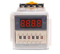 DH48S-S Digital Display Time AC220V - Power-On/Off Delay Cycle Controller (0.1-99 Hours) - 8-Pin Round Base, 5A Rated Current(10)