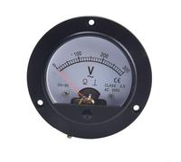 DH65 Voltmètre analogique rond de type pointeur AC pour une mesure précise de la tension