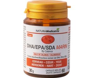DHA/EPA/SDA Marin Huile De Calanus 60 Gélules