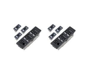 D'habillage Panneau Commande Lève-vitre Voiture 2 interrupteurs de commande lève-vitre, arrière, gauche, droite, pour PAJERO MR753373 MR731813