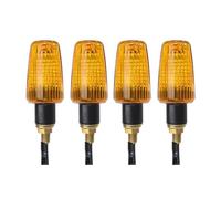 DHAEY Clignotants Feux Lot De 4 Clignotants Universels pour Motos 6 V Clignotants Ambre