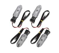 DHAEY Clignotants Feux pour CB500X pour CB500F pour CBR 600RR 650F pour CB650F pour CRF250L pour CRF300L pour NC 700 Indicateur De Moto Clignotant LED Clignotant(Clear 2 Pair)