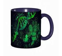 DHAEY Mug porcelaine fine Structure de l'ADN des gènes sur les tests scientifiques Biotechnologie Biochimie Biologie |Mug humour pour collègue, amis, copains, frères et soeurs |Mug original avec