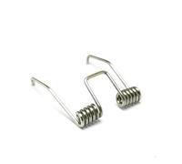 DHAEY SeroNi Ressort de Remplacement for Tondeuse à Cheveux électrique Universelle, 12x24mm, Double Ressort de Torsion en Acier(2pcs)
