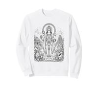 Dhanvantari Hindou Healing Deity Ayurveda Sacred Line Art Sweatshirt