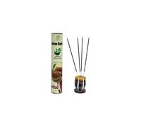 DHARAM DARSHAN ensemble d'encens en bois de santal 1 boîte à encens parfumé avec poignée aromatique naturelle encens indien à la main petit encens Hinu Temple Pooja