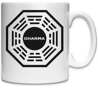 Dharma InitiativeLogo Movie Game TV Series Tasse en céramique blanche
