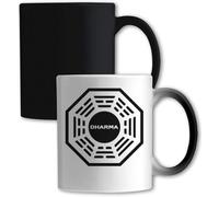 Dharma InitiativeLogo Movie Game TV Tasse à changement de couleur Blanc
