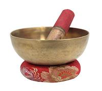 DharmaObjects Ensemble de coussin tibétain martelé à la main pour bol chantant zen 13 cm