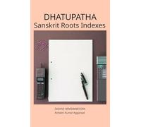 Dhatupatha Sanskrit Roots Indexes