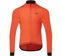 Dhb Aeron Packable Wind-Resistant Performance Cycling Jacket Orange Très petit Male