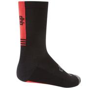 Dhb Deep Winter Merino Aeron Socks Noir/Rouge Tailles hommes 6,5-9 Unisex