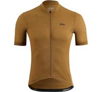 Dhb Merino Mens Short Sleeve Jersey Golden Brown Medium Male