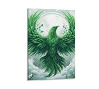 DHBANEIOK Aigle Impression Sur Toile InspiSourision Tableau Mural Image Sur Toile Photo Sur Toile Pour Salon Chambre À Bureau Restaurant 24x36inch(60x90cm)