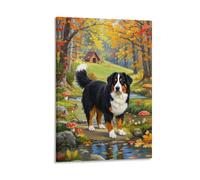 DHBANEIOK Bouvier Bernois Murale Décoration Murale Peinture Sur Toile Impression Sur Toile Affiche Decoration Pour La Décoration De La Maison 08x12inch(20x30cm)