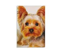 DHBANEIOK Chien mignon Murale Décoration Murale Peinture Sur Toile Impression Sur Toile Affiche Decoration Pour Salon Chambre Décorations 20x30inch(50x75cm)