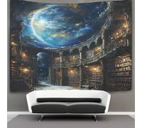 DHBANEIOK étagères de livres 3D Effet Tapisserie Art Mural Tapisserie Murales Pour La DécoSourision De Chambre À Coucher, DécoSourisions Murales, Art Mural, Nappes Tenture Murale 180cmx230cm