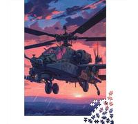 DHBANEIOK Hélicoptères de Combat Puzzles Adulte - Puzzle 1000 P - Adultes Et Dès 14 Ans - Puzzle De Qualité Supérieure 1000pcs (75x50cm)