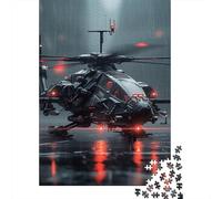 DHBANEIOK Hélicoptères de Combat Puzzles pour Adultes 1000 Pièces Puzzle pour Adultes Jeu ÉduLe chatif Défi Jouet 1000 Pièces Puzzles pour Adultes 1000pcs (75x50cm)