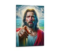 DHBANEIOK Jésus - Religion Murale Décoration Murale Image Sur Toile Tableau Impression Sur Toile Affiche Decoration Pour La Décoration De La Maison 08x12inch(20x30cm)