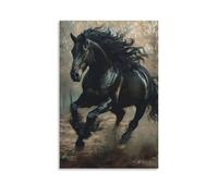DHBANEIOK Le cheval Oeuvre D'art Toile Art Affiches Et Impressions Peintures Mur Art Impressions Sur Toile Pas D'images Pour La Décoration De Salon Moderne 24x36inch(60x90cm)