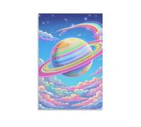 DHBANEIOK Le Rainbow Impression Sur Toile Inspiration Tableau Mural Image Sur Toile Photo Sur Toile Pour Salon Chambre À Bureau Restaurant 12x18inch(30x45cm)