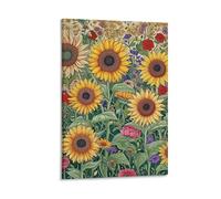 DHBANEIOK Le tournesol Impression Sur Toile Tableaux Mur Art Décoration Peinture Toilettes Chambre Salon Décor À La Maison 16x24inch(40x60cm)
