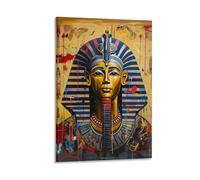 DHBANEIOK Pharaon Murale Décoration Murale Peintures Sur Toile Impression Sur Toile Pour La Décorations De La Maison 20x30inch(50x75cm)