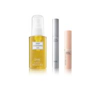 DHC Deep Cleansing Oil 70ml, Lip Cream 1.5g and Mascara Perfect Pro Double Protection 5g