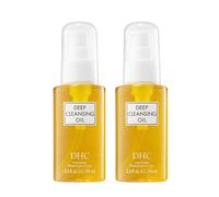 DHC Lot de 2 petites huiles nettoyantes pour le visage, 70 ml