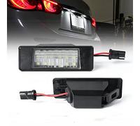 DHCN NP 2X éclairage de Plaque d'immatriculation LED pour I-n-finiti Q50 Ni-ssan Q-ashqai J11 P-rimera P12 P-athfinder R51 X-Trail T31 Ju-ke F15 M-icra V-ersa N-avara