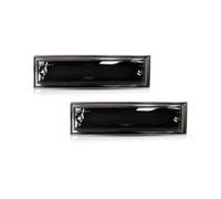 DHDYJSA Clignotant Voiture Pour GMC Pour C1500 Pour C2500 Pour C3500 Pour Jimmy 1981-1991 2x LED Pare-chocs Avant Feux Position Latéraux Clignotants(Smoked Lens white)