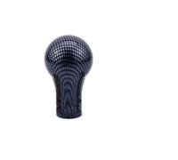 DHDYJSA Levier Vitesse Pommeau De Levier De Vitesse Automatique Universel Noir Blanc Grain De Carbone Bleu Voiture Transmission Manuelle MT Shifter Adaptateur(Carbon Grain)