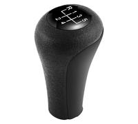 DHDYJSA Levier Vitesse Pommeau Levier Vitesse Botte 5 Vitesses Pommeau Voiture Tête Bâton Manuel Cuir PU Style Voiture Noir pour BMW pour E28 pour E30 pour E34 pour E36 Shifter Adaptateur