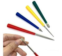 DHER Alésoir De Perle 4pcs alésoir à perles avec différents forets, outil d'alésage pour perles en verre, plastique et bois, accessoires de bricolage, alésoir à perles fait à la main
