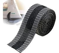 DHER Pantalon Couture Ruban Autocollante Bande D'Ourlet Autocollante 10 MèTres D'Autocollants LatéRaux De Traction De VêTements, Autocollants Universels, Coupe Libre Pieds De Short Autocollants (noir)
