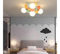DHGIE LED plafonnier dimmable De Salon Plafonnier Pour Chambre Garçon Fille plafonnier led salon luminaire chambre enfant luminaires intérieur Couleur Réglable Blanc Coloré