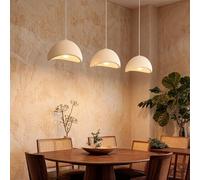 DHGIE Suspension Créative Style Wabi-sabi Luminaire Minimaliste Nordique En Ciment Avec Douille E27 Adaptée Pour Chambre Salon Salle À Manger D'enfant Et Cuisine(A)