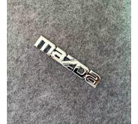 DHGVOS Autocollant D'insigne de Voiture pour Mazda 2 3 6 CX-3 CX-5 CX-30 CX-60 CX-80 MX-5 MX-30 Axela BT-50, Stickers de Décoration Extérieure de Voiture Voiture Styling Accessoires,A Silver