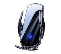 DHGVOS Chargeur Voiture Support Téléphone Voiture Chargeur pour Audi A1 Hacthback/A1 Sportback /A1 citycarver /A1 allstreet 2010-2024, 15w Charge Aans Fil Support de Voiture,A Black