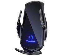 DHGVOS Chargeur Voiture Support Téléphone Voiture Chargeur pour DS3 / DS3 Crossback / DS4 / DS5 / DS7 / DS7 Crossback / DS9, 15w Charge Aans Fil Support de Voiture,A Black