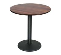 DHHOZAMZ Table à Manger XL 70x70x75 cm - Table de Cuisine Rond - Table de Bar Bois métal Table Mange Debout Fer
