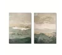 DHHXY Affiche sur toile abstraite représentant des montagnes japonaises rétro Wabi Sabi Impressions sur Toile Art moderne, décoration murale, 70 x 100 cm, sans cadre